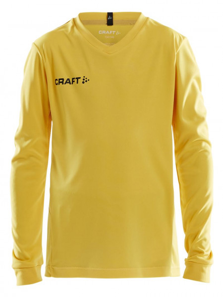 CRAFT Squad Jersey Solid LS JR Sweden Yellow