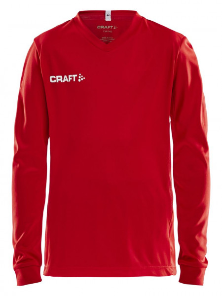 CRAFT Squad Jersey Solid LS JR Bright Red