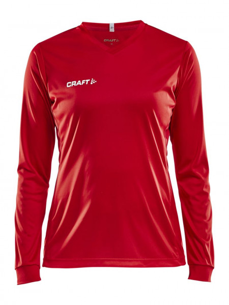 CRAFT Squad Jersey Solid LS W Bright Red