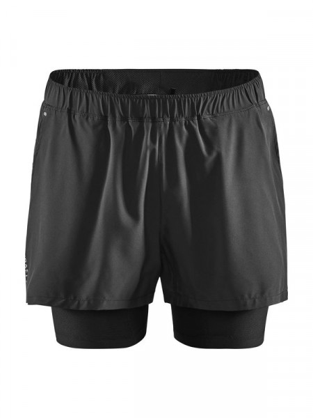 CRAFT ADV Essence 2-in-1 Stretch Shorts M Black