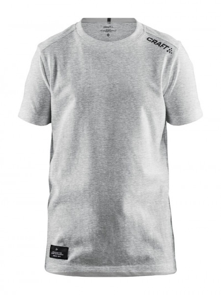 CRAFT Community Mix SS Tee JR Grey Melange