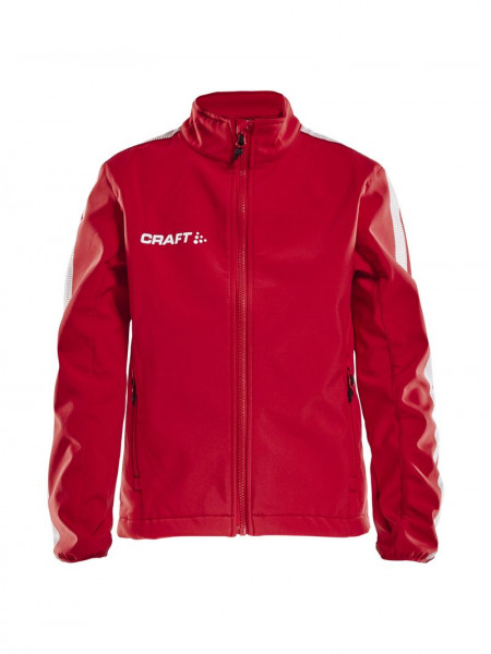 CRAFT Pro Control Softshell Jacket JR Bright Red