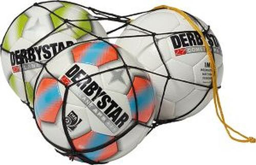 DERBYSTAR Ballnetz Polyester, Gr.für 1 Ball, schwarz